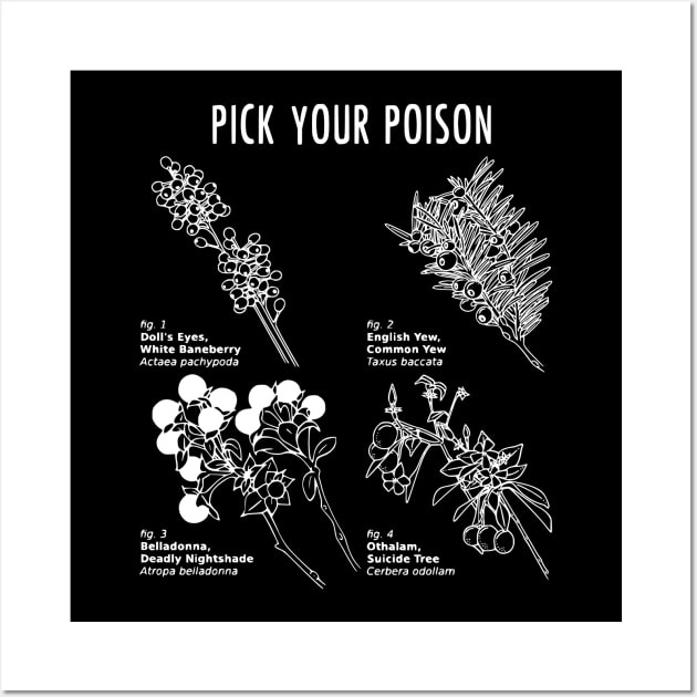 Pick Your Poison Wall Art by prettyinpunk